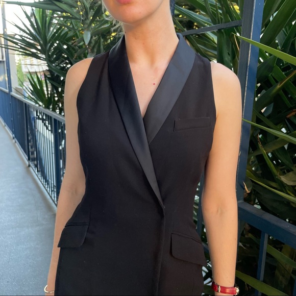 NWT HM PREMIUM DRESS BLAZER DRESS VEST - Picture 2 of 6